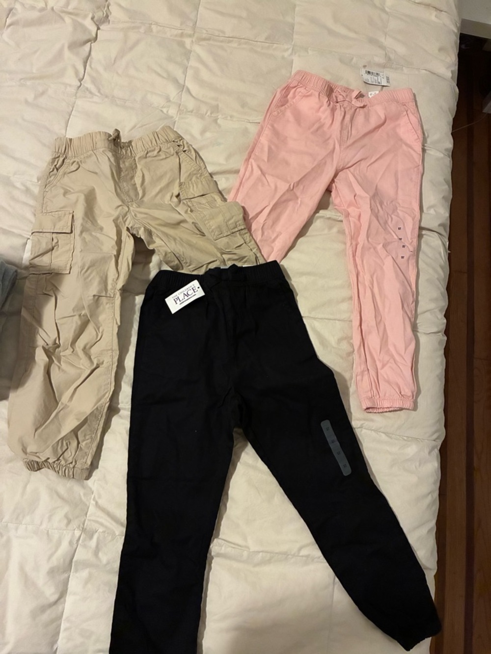 The Children's Place Black Jogger Pants with Elastic Waist